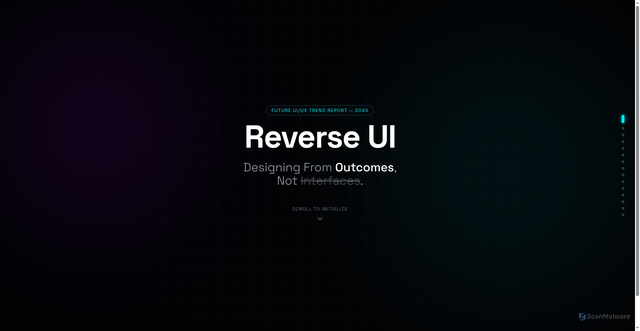 Security scan screenshot of https://reverseui-we6fwusdah.edgeone.app/