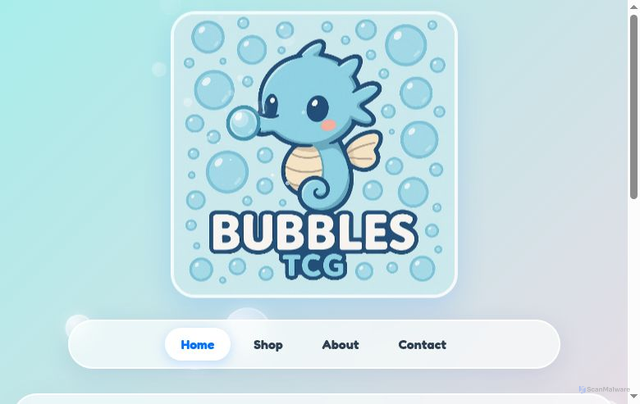 Security scan screenshot of https://bubblestcg.com/