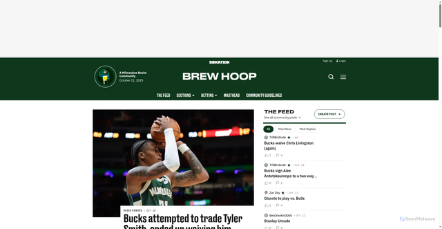 Security scan screenshot of https://www.brewhoop.com/