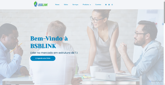 Security scan screenshot of https://bsblink.com.br