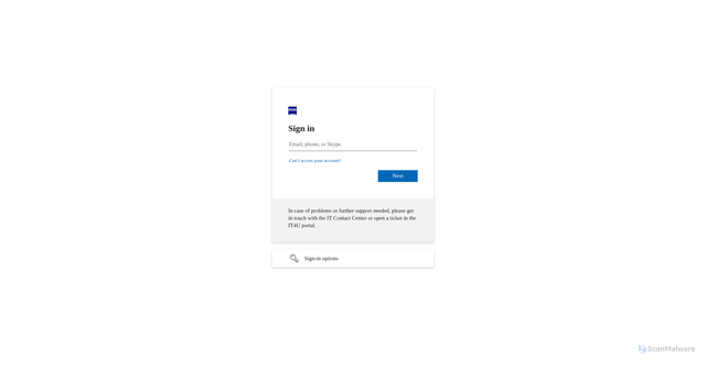 Security scan screenshot of https://predictive-service.zeiss.com