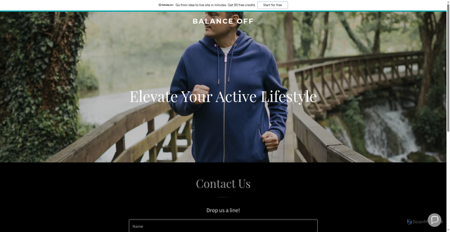 Security scan screenshot of https://balanceoff.se