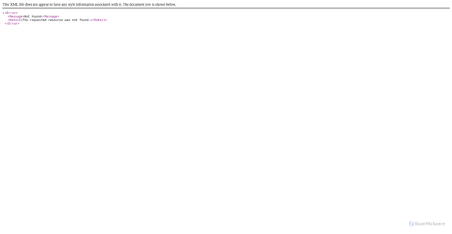 Security scan screenshot of https://api.target.com/