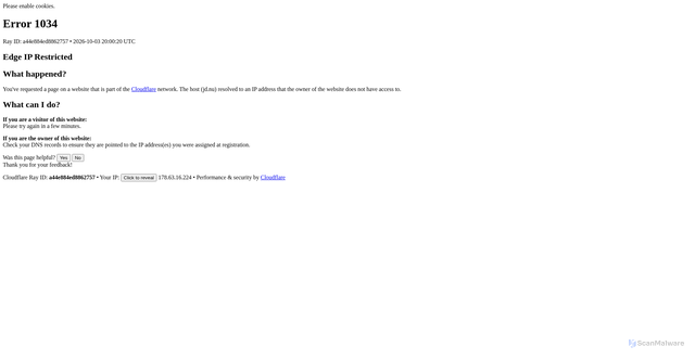 Security scan screenshot of https://jd.nu