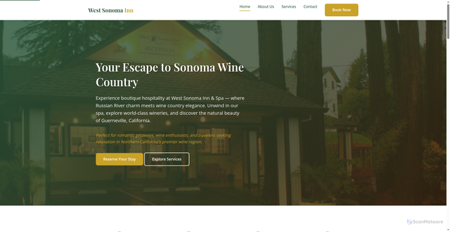 Security scan screenshot of https://westsonomainn.online/index.html