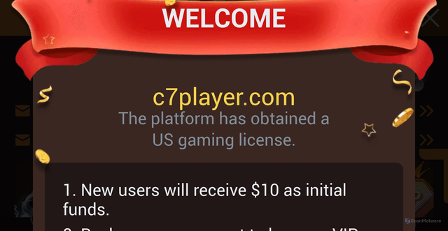 Security scan screenshot of https://c7player.com/