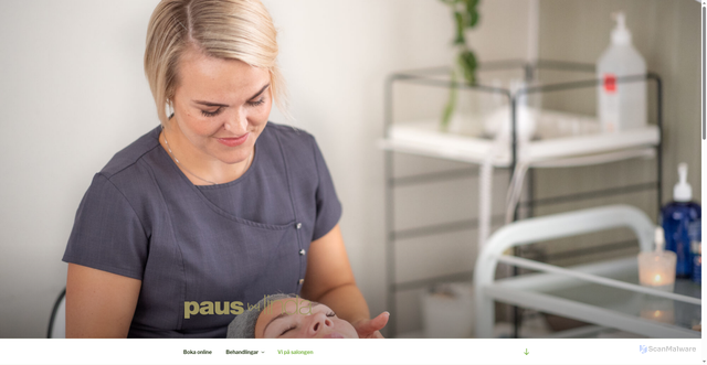 Security scan screenshot of https://pausbylinda.se