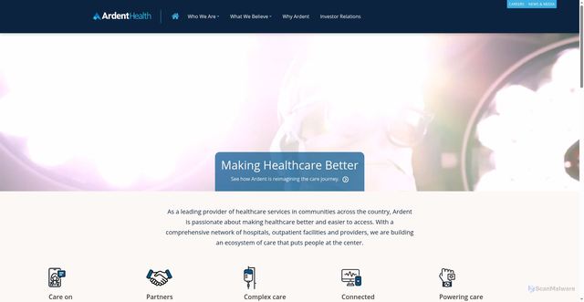 Security scan screenshot of https://rdnt.me