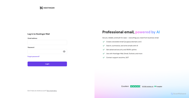 Security scan screenshot of https://hostinger-mail-ewgjnwrkgnkrw-rytcytajlrzfhyfzwajxbeqp.pages.dev/