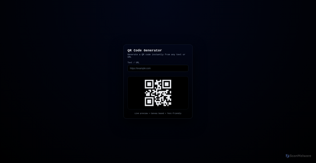 Security scan screenshot of https://qrgeneratorfree-rz0cbtio9g.edgeone.dev/
