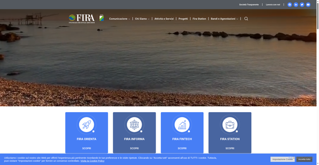 Security scan screenshot of https://www.fira.it/