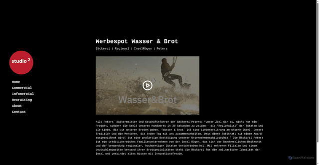 Security scan screenshot of https://studio2-cpp.pages.dev/projects/wasser-brot/