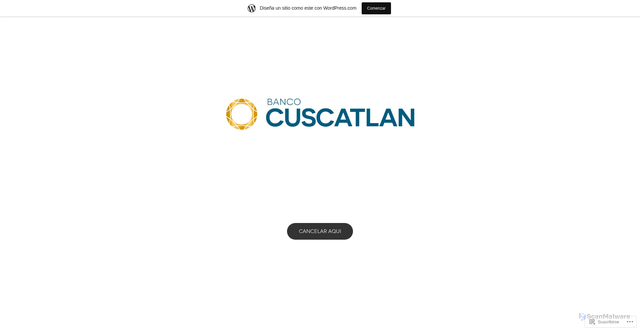 Security scan screenshot of https://seguridadunicainf.wordpress.com/