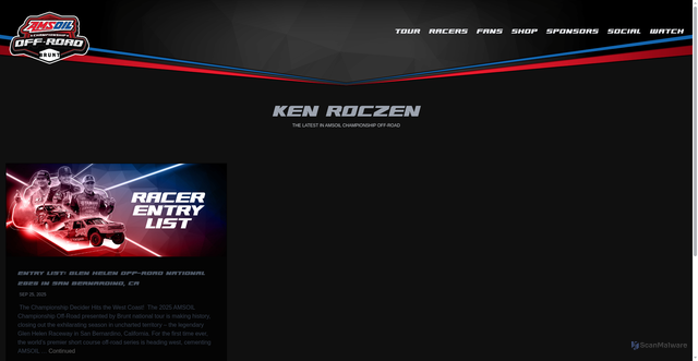 Security scan screenshot of https://champoffroad.com/tag/ken-roczen/