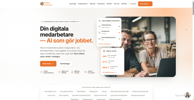 Security scan screenshot of https://digitalmedarbetare.se