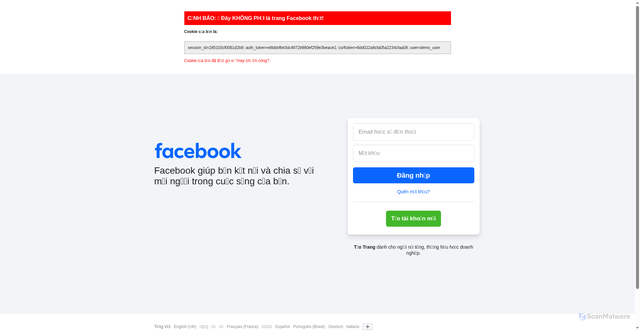 Security scan screenshot of https://demo.xuongthuchanh.site/