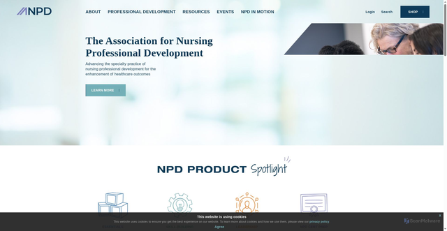 Security scan screenshot of https://anpd.org