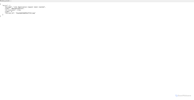 Security scan screenshot of https://graph.whatsapp.net/
