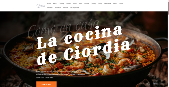 Security scan screenshot of https://lacocinadeciordia.com/
