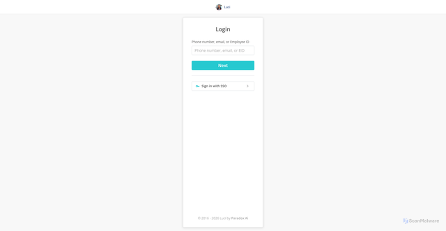 Security scan screenshot of https://lowes.paradox.ai
