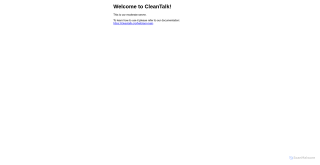 Security scan screenshot of https://moderate3-v4.cleantalk.org