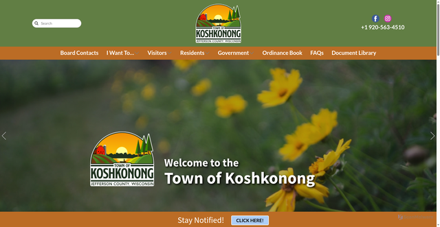 Security scan screenshot of https://koshkonongwi.gov/