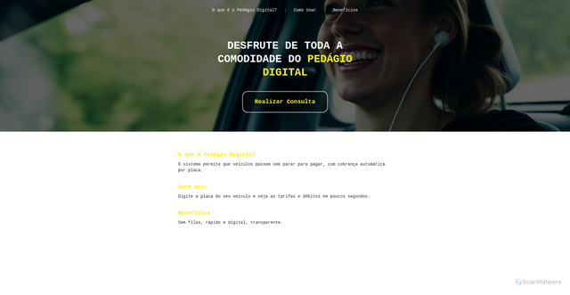 Security scan screenshot of https://consult-sempre-online.vercel.app/