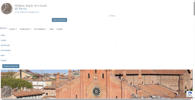 Security scan screenshot of https://www.ordineavvocatipavia.it/