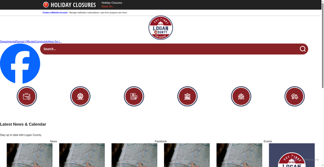 Security scan screenshot of https://www.logancountyco.gov