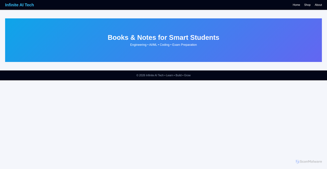 Security scan screenshot of https://infinite-7t1t0fgnhb.edgeone.app/