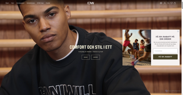 Security scan screenshot of https://www.icaniwill.se/sv