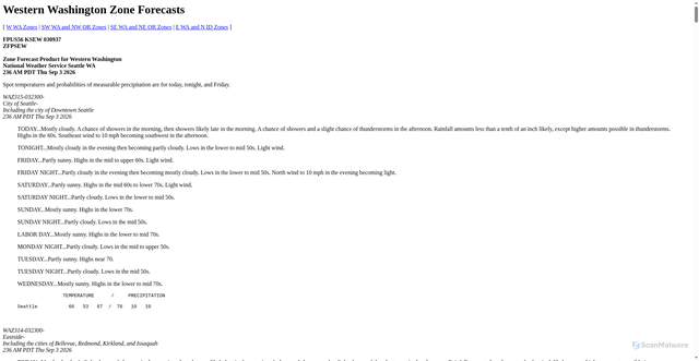 Security scan screenshot of https://www.atmos.washington.edu/data/zone_report.KSEW.html