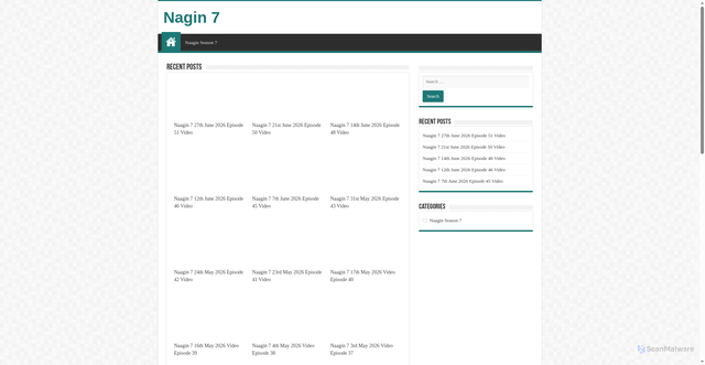 Security scan screenshot of https://nagin7.se