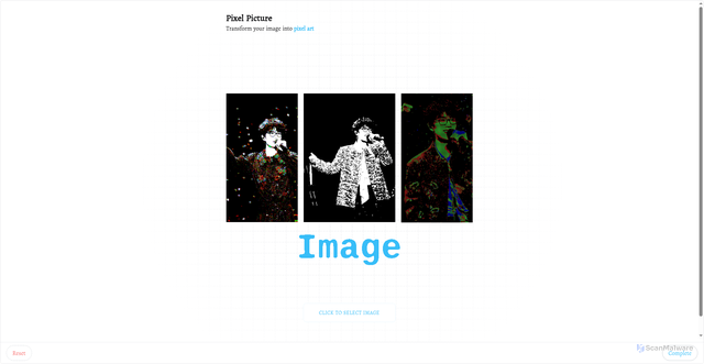 Security scan screenshot of http://pixel-picture.pages.dev/