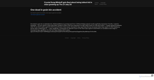 Security scan screenshot of https://roommateratinghugo-xa285gtyfr.edgeone.app/15588-one-dead-in-grain-bin-accident.html