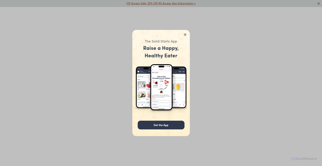 Security scan screenshot of https://solidstarts.com/causes-of-picky-eating/