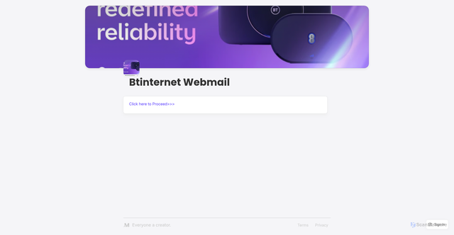 Security scan screenshot of https://muse.io/updatebtinternet-webmail-53ac04
