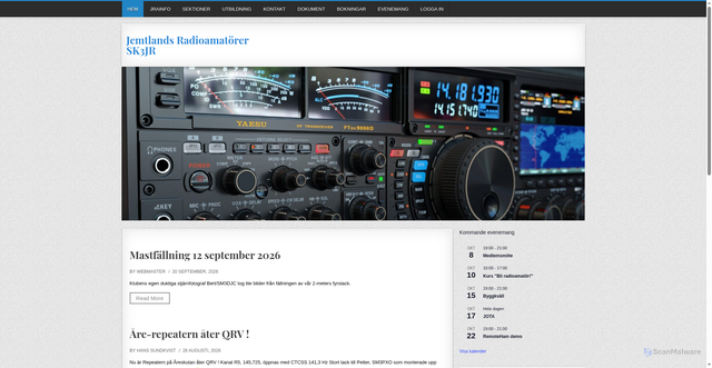 Security scan screenshot of https://sk3jr.se