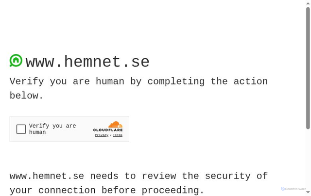 Security scan screenshot of https://www.hemnet.se/