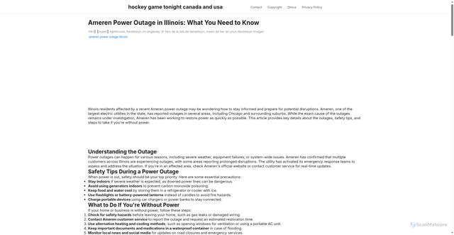 Security scan screenshot of https://pikselfocusspot-dp234mve1d88.edgeone.app/ameren-power-outage-illinois.html