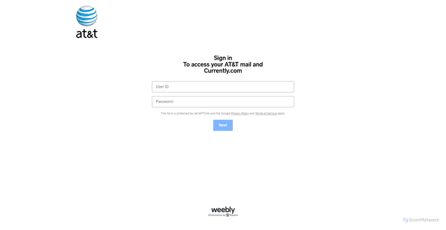 Security scan screenshot of https://att-106520-105616.weeblysite.com/