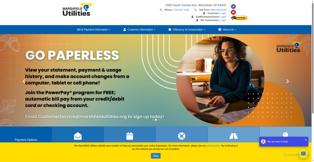 Security scan screenshot of https://mu-wi.gov/