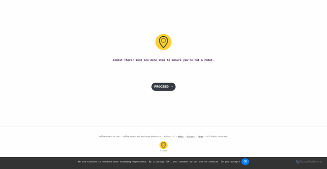 Security scan screenshot of https://yellow-pages.us.com/arizona/tucson/pima-county-sheriff-department-b34564284