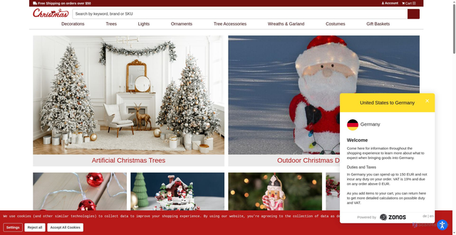 Security scan screenshot of https://christmas.com/