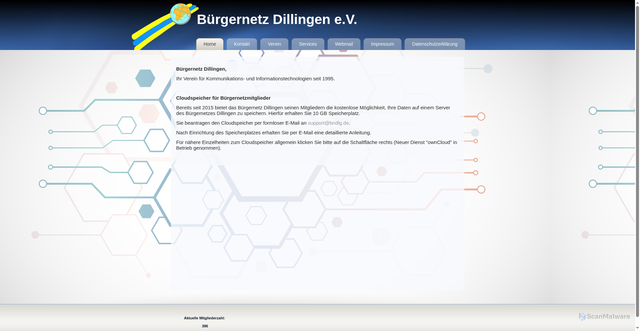 Security scan screenshot of https://dillingen.de
