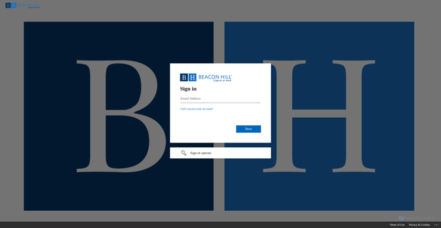 Security scan screenshot of https://azurebeaconhillsg-my.sharepoint.com
