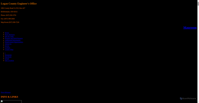 Security scan screenshot of https://loganengineeroh.gov/