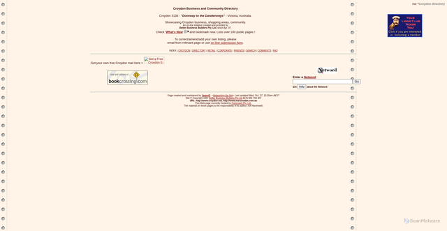 Security scan screenshot of https://croydon.net