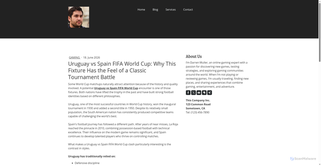 Security scan screenshot of https://darrenmuller.jimdofree.com/2026/06/18/uruguay-vs-spain-fifa-world-cup-why-this-fixture-has-the-feel-of-a-classic-tournament-battle/