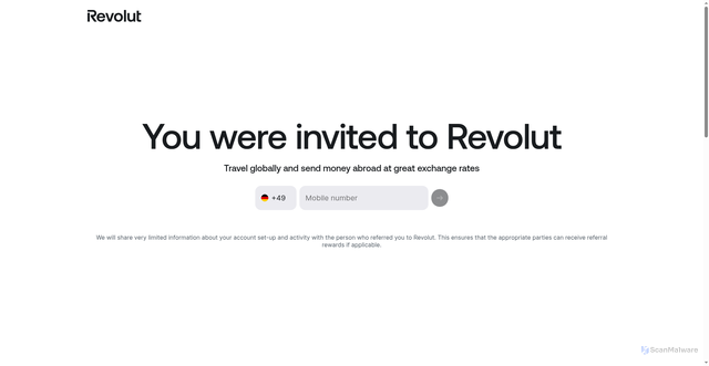 Security scan screenshot of https://revolut.rezais.com/